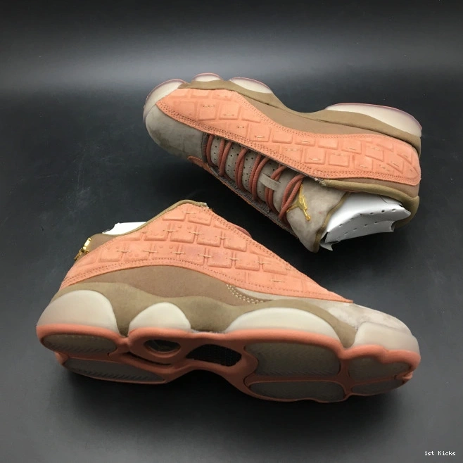 1st Kicks Shoes Blush Canteen-Terra Stone Low AT3102-200 CLOT Air 13 x Jordan Sepia 0705
